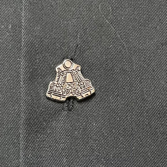 Dragon Fly Motorcycle Mens Black Button Up Shirt USA Garage Free To Ride Size M - Picture 10 of 12